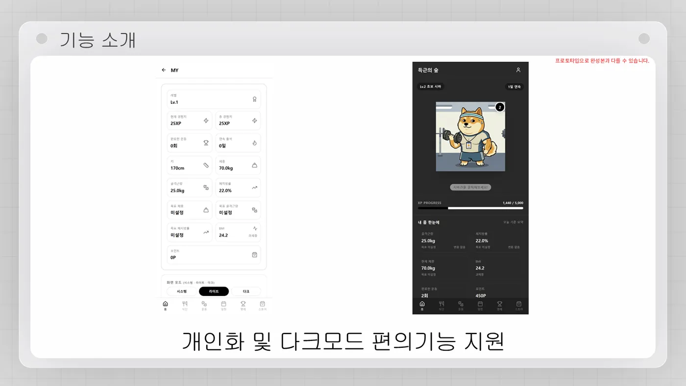 득근의 숲 발표자료 13쪽