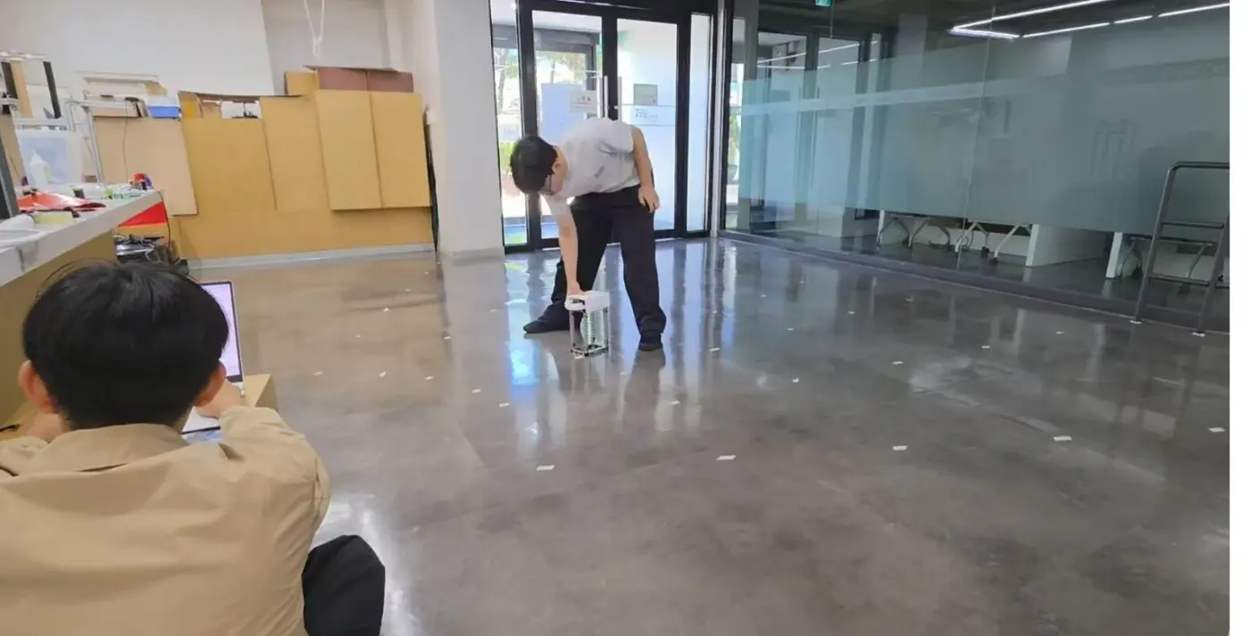 넘어지며 움직이는 성게 로봇 성갱이 개발 기록 24